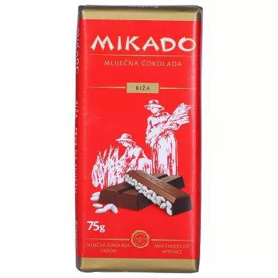 MIKADO- Mliečna čokoláda s ryžou